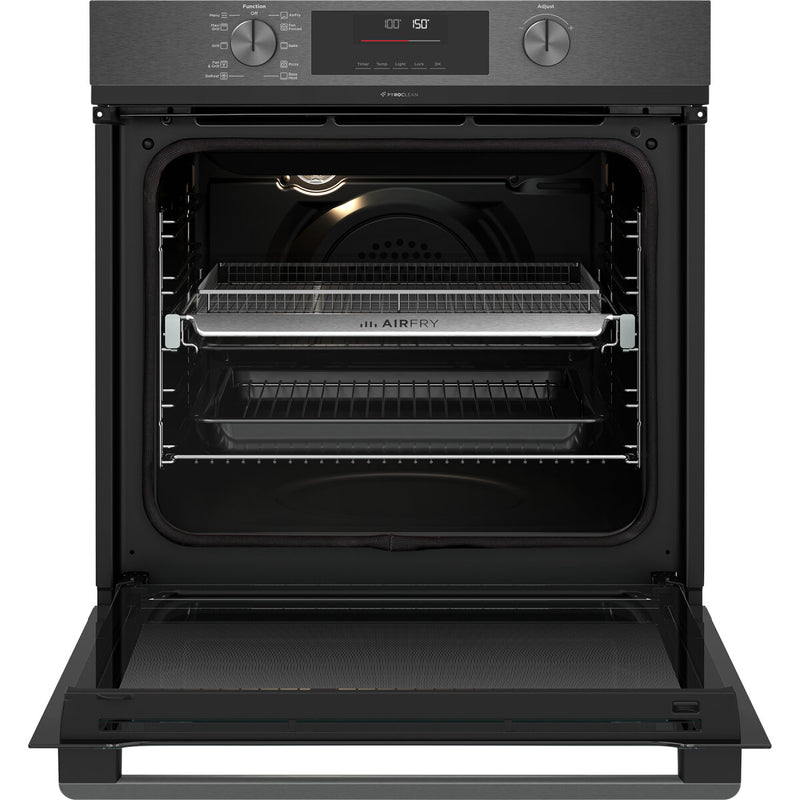 Westinghouse 60cm Multi-Function Pyrolytic Oven with AirFry Dark Stainless Steel WVEP6716DD