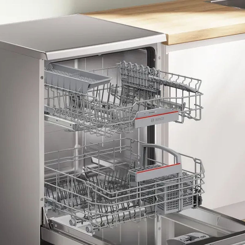 Bosch 60cm Series 6 Freestanding Stainless Steel Dishwasher SMS6HAI02A