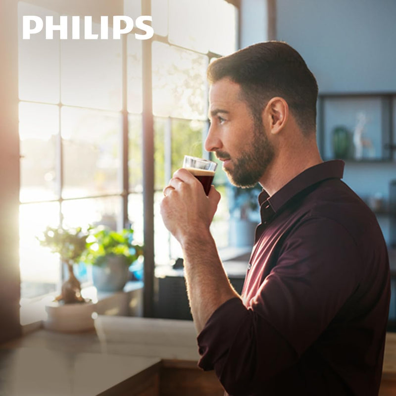 Philips Series 2200 Fully Automatic Espresso Machine with LatteGo, 3 Beverages, Touch Display, Glossy Black (EP2231/40)