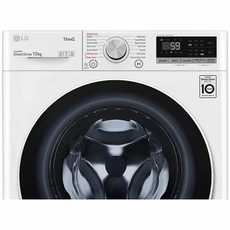 LG 10kg Front Load Washing Machine with Steam WV5-1410W